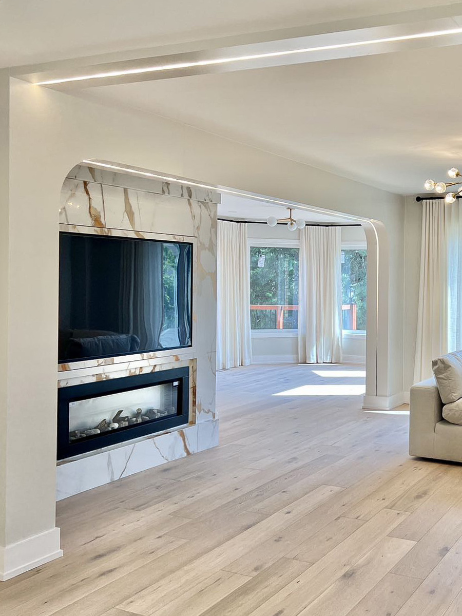 Custom Millwork-Revolving TV wall-Porcelain (1)