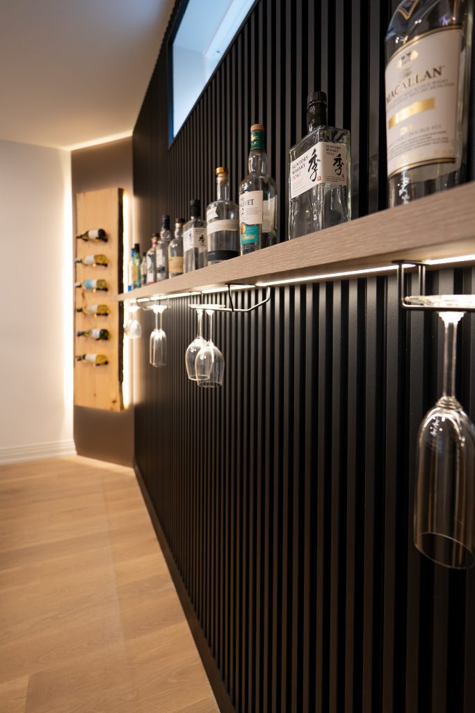 Basement Bar-Dark vs warm wood tone