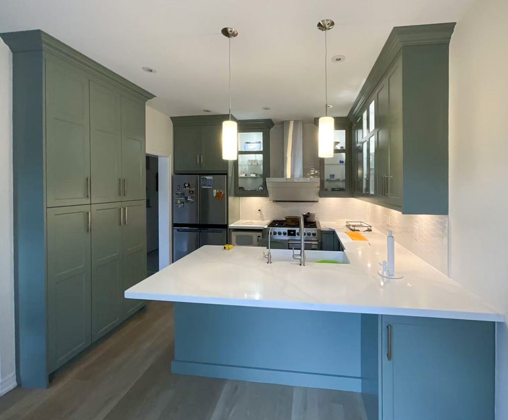 Green Kitchen-MDF painting