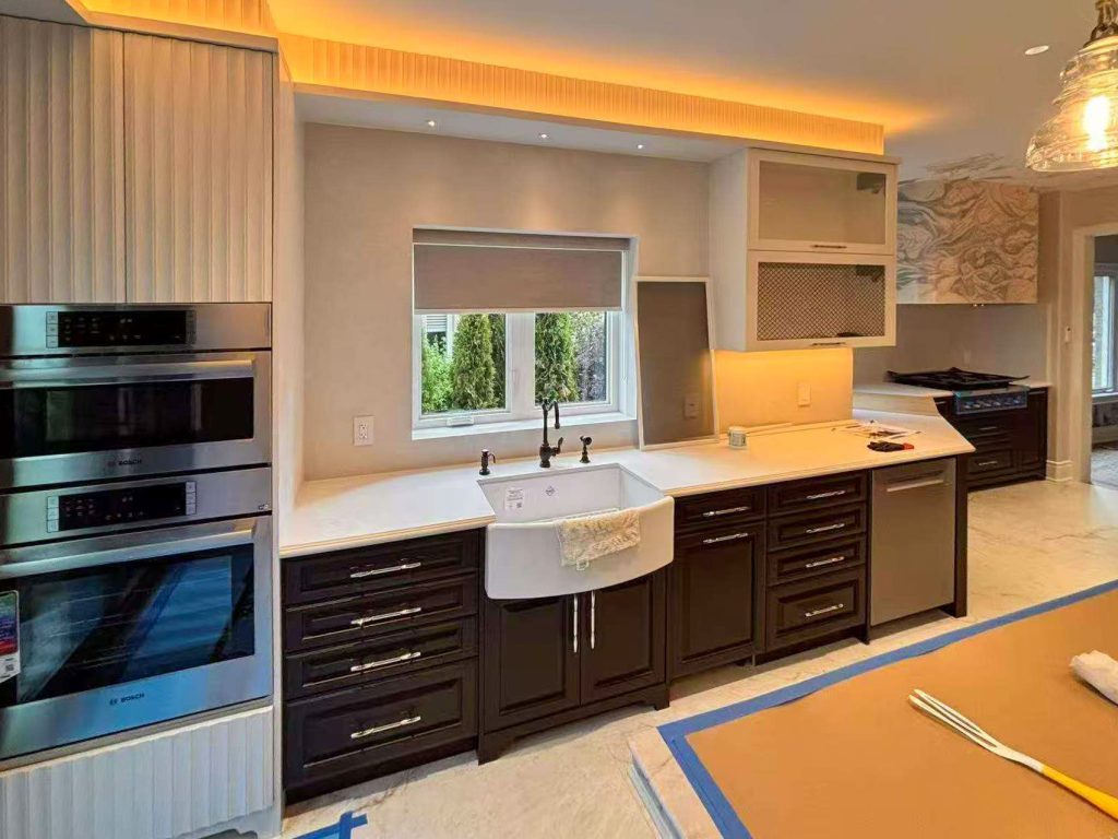 Kitchen-MDF painting vs Maple stain